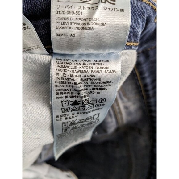 Levis Jeans 511 Blue Denim Straight Leg Cotton Mens Size 32X33 - Picture 4 of 11